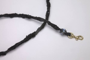 Black Tie Lace<br />Cord Leash<br />