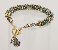 Olive Posh<br />Crystal Cascade Necklace<!--Dogs--><br />