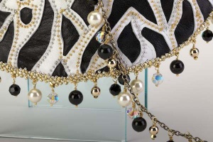 Animal Melange Luxe<br />Jewelry Chain Leash<br />Coat and leash sold separately