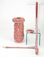 Pink Princess Luxe Leash<br />Coat, collar and leash sold separately