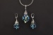 Lake Pendant<br />on Silk Cord Lake Pendant<br />on Silk Cord
