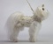 Crystal Cream Velvet Cord Leash Crystal Cream Velvet Cord Leash