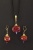 Sunset Pendant<br />on Silk Cord Sunset Pendant<br />on Silk Cord