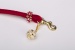Ruby Golden Pearl Party Puff Leash