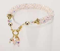Peony Crystal Cascade Necklace<!--Dogs--><br />