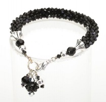 Ebony<br />Crystal Cascade Necklace<!--Dogs--><br />