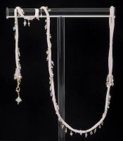 Pink Velvet Cord Leash<br />