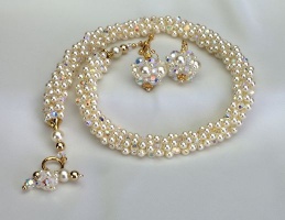 Milky Way Ear Drops<br />Ear Drops and Necklace sold separately
