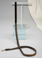 Ebony Pyramid Luxe Leash<br />