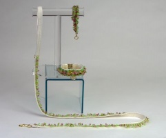 Glass Garden Leash<br />Collar, leash and bracelet sold separately