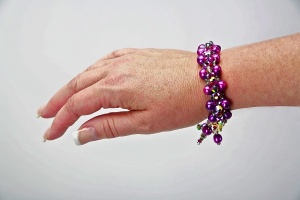 Grape Pearl Bracelet<br />