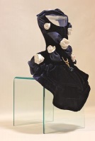 Ink Blue Rose Gown<br />