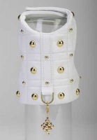 White Golden Grid Harness<br />