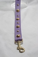 Lilac Golden Grid Leash<br />