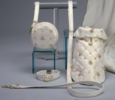 Ivory Coat<br />Coat, leash, collar and bag sold separately