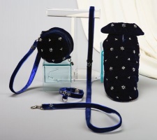 Hanukkah Lights Coat<br />Coat, collar, leash and bag sold separately