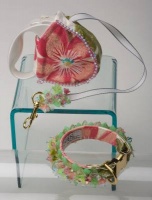Sweet Pea Garden Retractable Leash<br />Collar and Leash sold separately