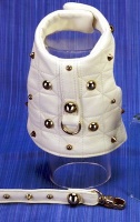 Spike White Vest<br />Coat and leash sold separately