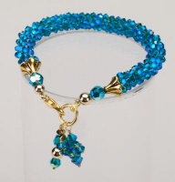 Azure<br />Crystal Cascade Necklace<!--Dogs--><br />