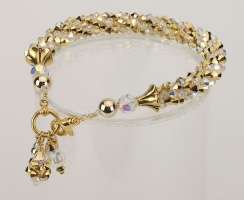 Baroque Crystal Cascade Necklace<!--Dogs--><br />